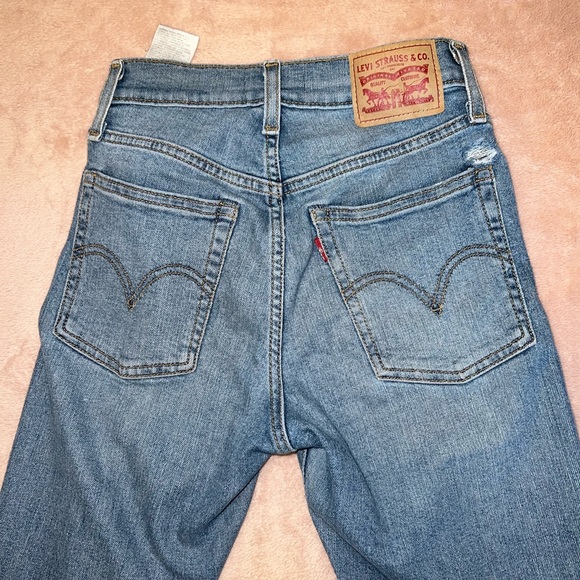 Levi’s Wedgie Skinny Jeans light distress W24 - Picture 5 of 5